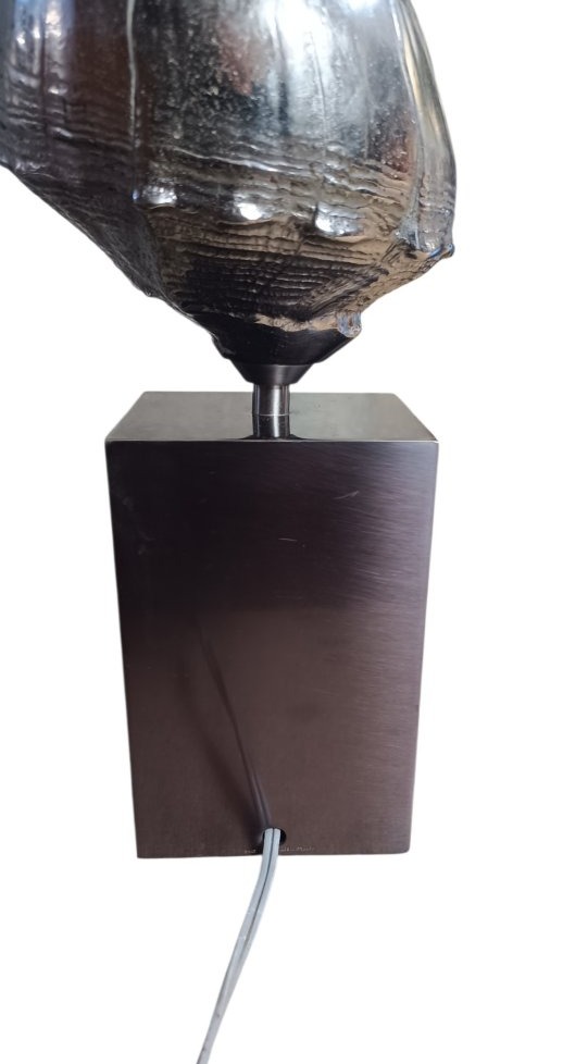 Maison Charles Bronze Seashell Lamp -photo-4