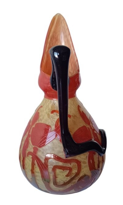 Grand pichet modèle "Spirales" Le Verre Français -photo-3