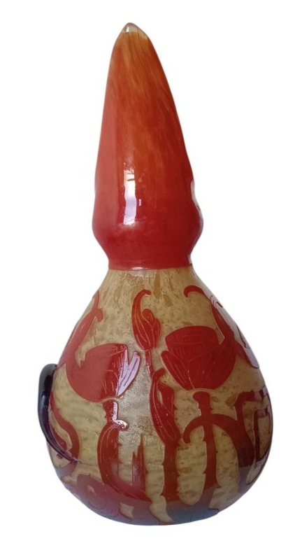 Grand pichet modèle "Spirales" Le Verre Français -photo-4
