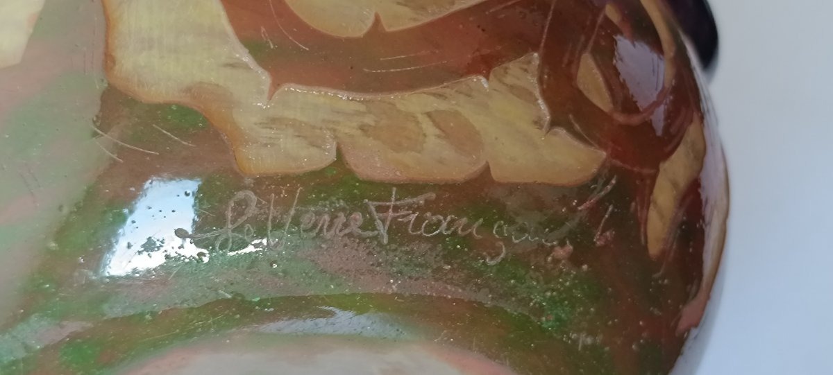 Grand pichet modèle "Spirales" Le Verre Français -photo-3