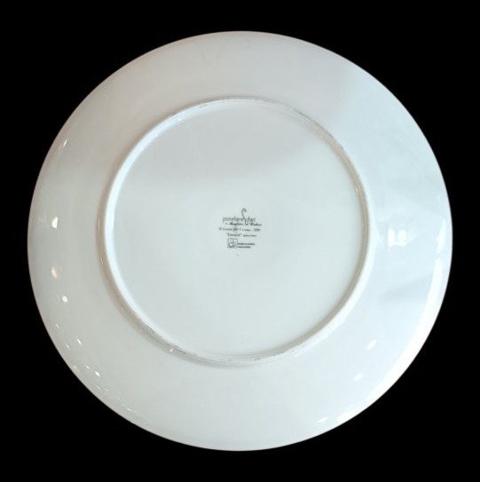 Assiette "carnaval" Jean Cocteau / Porcelaine de couleuvre-photo-2