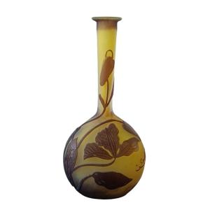 Vase soliflore Émile Gallé 