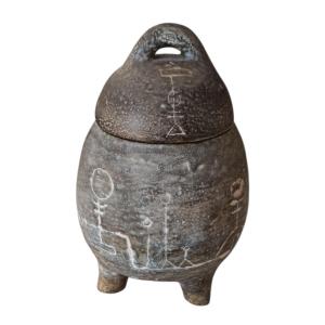 Pot couvert Les 2 Potiers / Michelle Bargoin & Jacques Serre