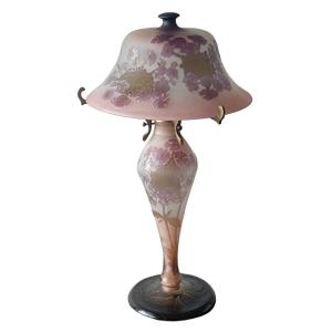 émile Gallé Mushroom Lamp