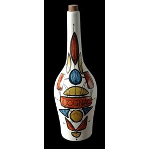 Roger Capron / Vallauris Ceramic Cognac Bottle