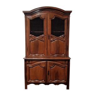 Ile De France 2-piece Walnut Sideboard / 18th Century