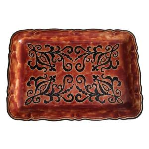 Rectangular Earthenware Dish Iberia Chauvin Bidart / Pays Basque