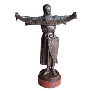 Sculpture bronze "CREDO" Emmanuel Frémiet