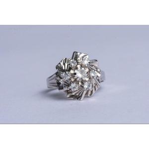 Flower Dome Ring – 1950s