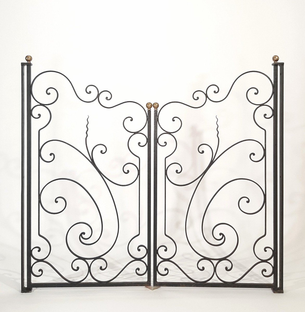 Double Wrought Iron Grille