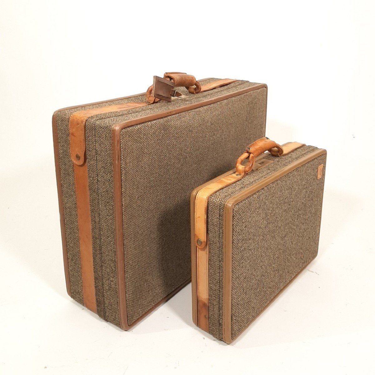 Lot De 3 Valises Américaines Vintages-photo-3