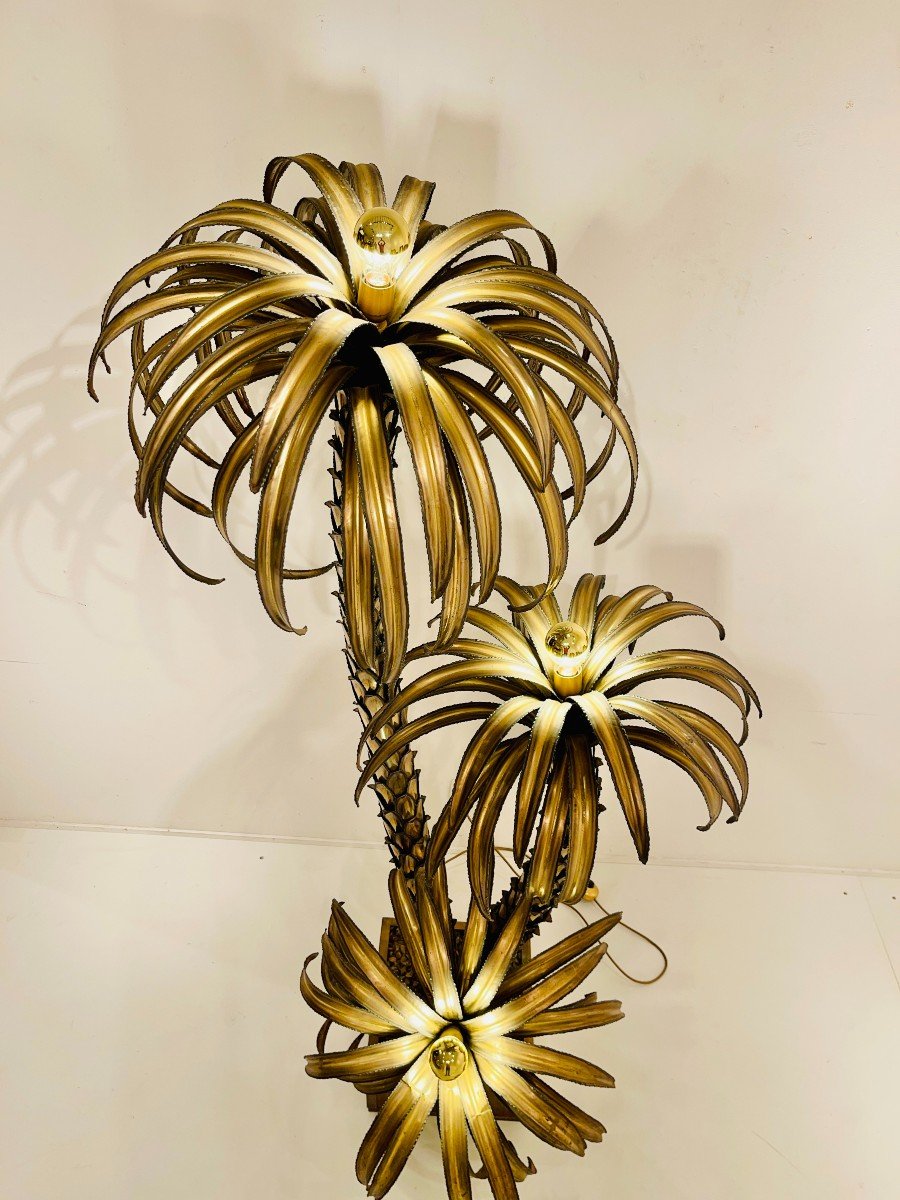 Palm Tree Floor Lamp Maison Jansen-photo-1