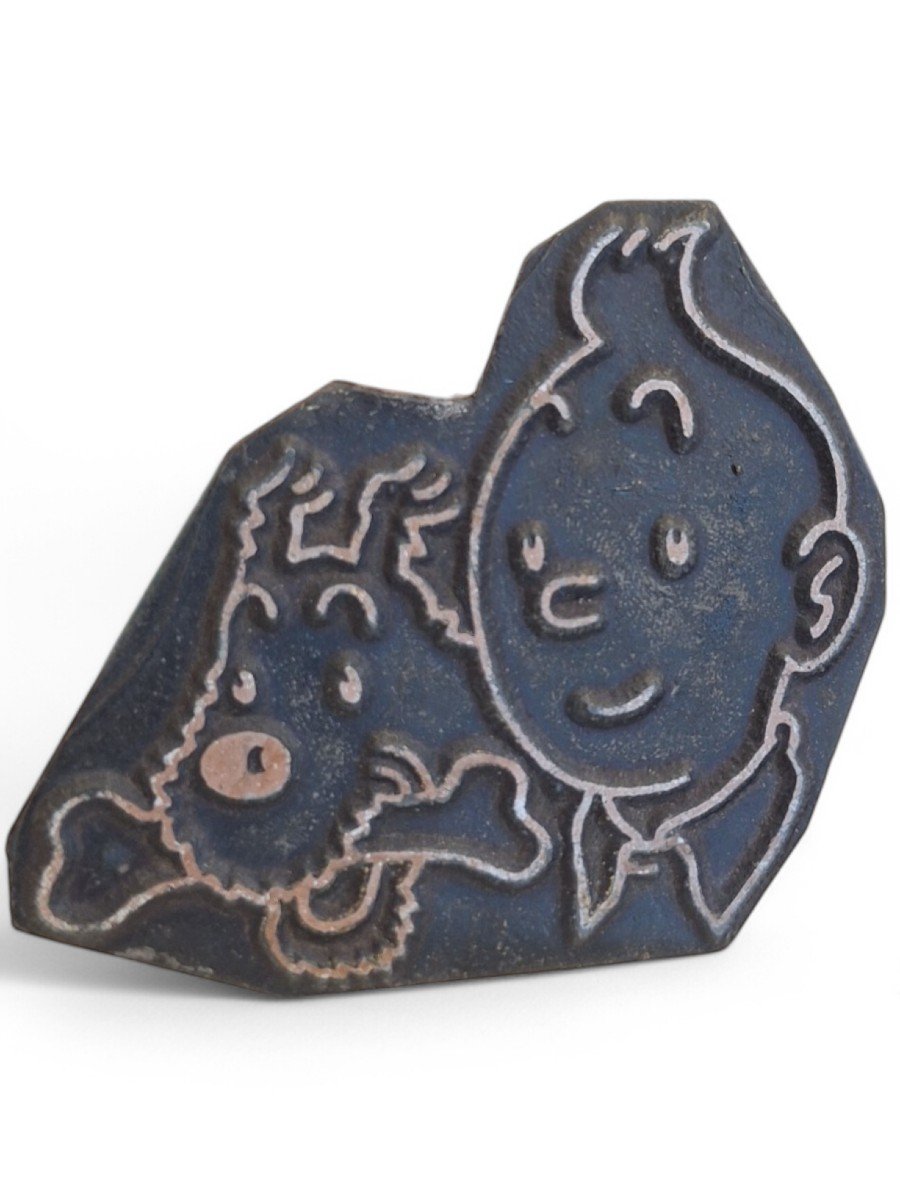 Tintin And Snowy Printing Plate
