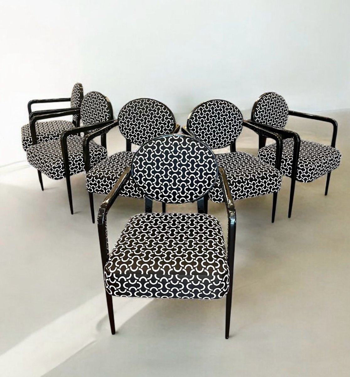 Set Of 6 Contemporary Chairs From The Martinez Hotel - Cannes-photo-4