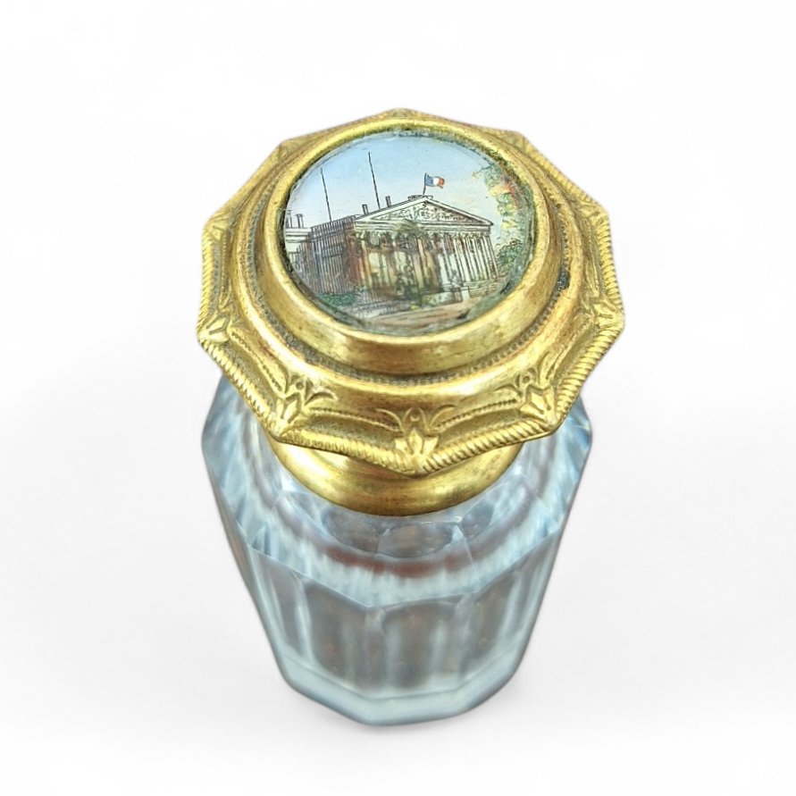 Souvenir Of The Grand Tour, Egg Decorated With Medallions Containing 4 Bottles -photo-6