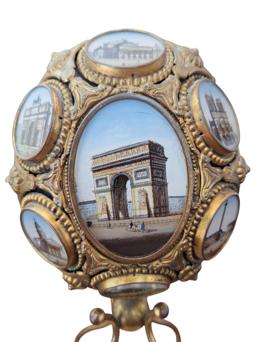 Souvenir Of The Grand Tour, Egg Decorated With Medallions Containing 4 Bottles -photo-8
