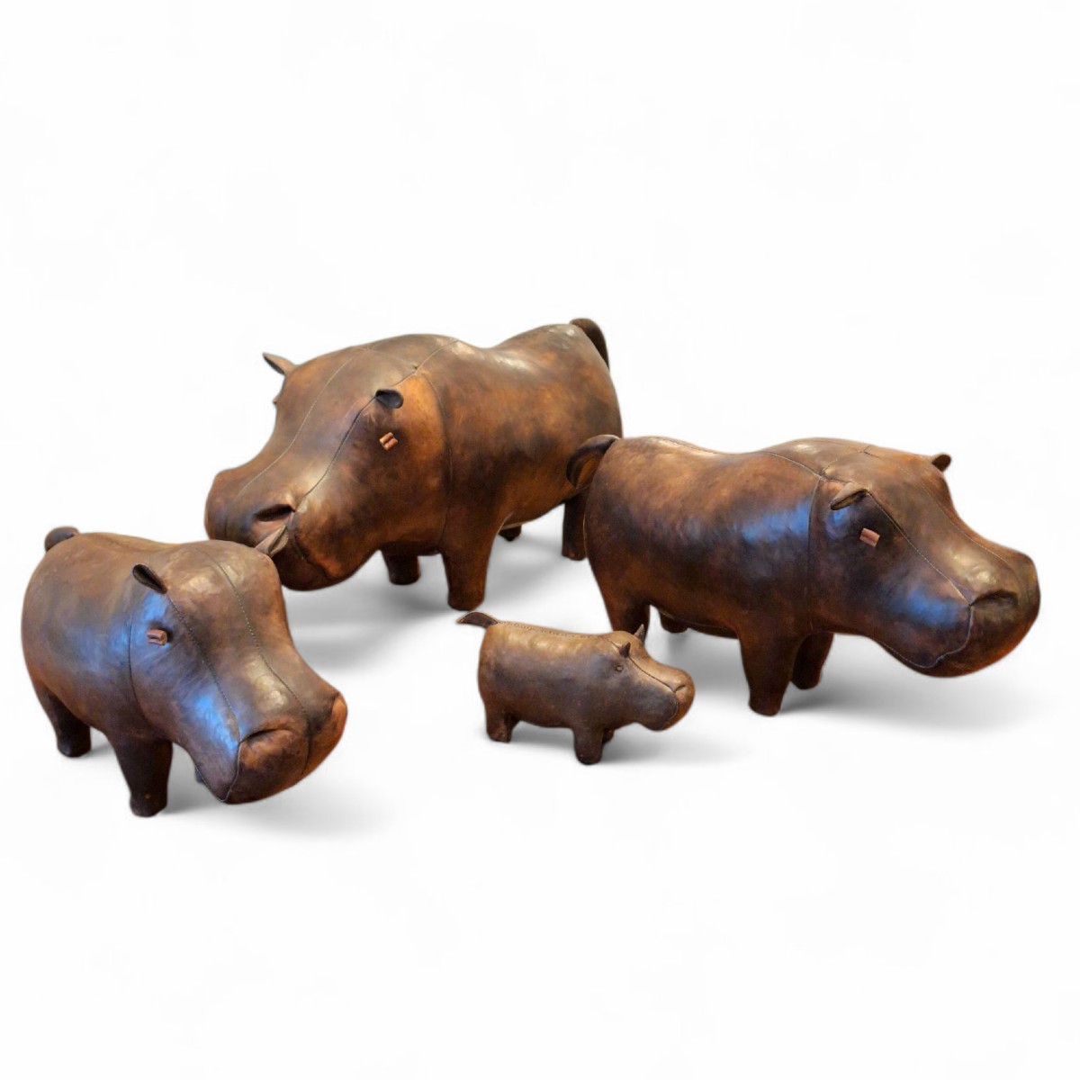 Hippopotames par Dimitri Omersa, lot de 4-photo-3