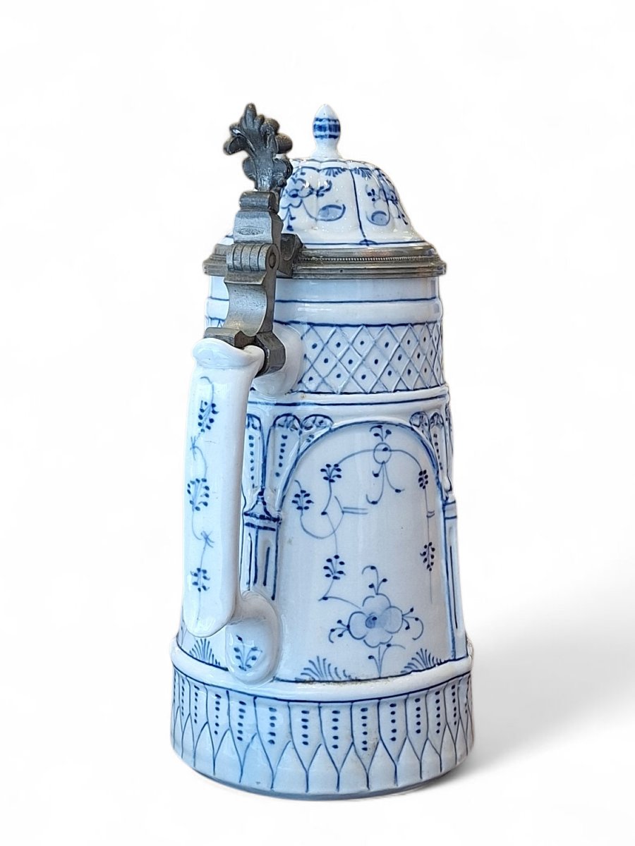 Beer Jug, Rauenstein Porcelain, 19th Century -photo-2