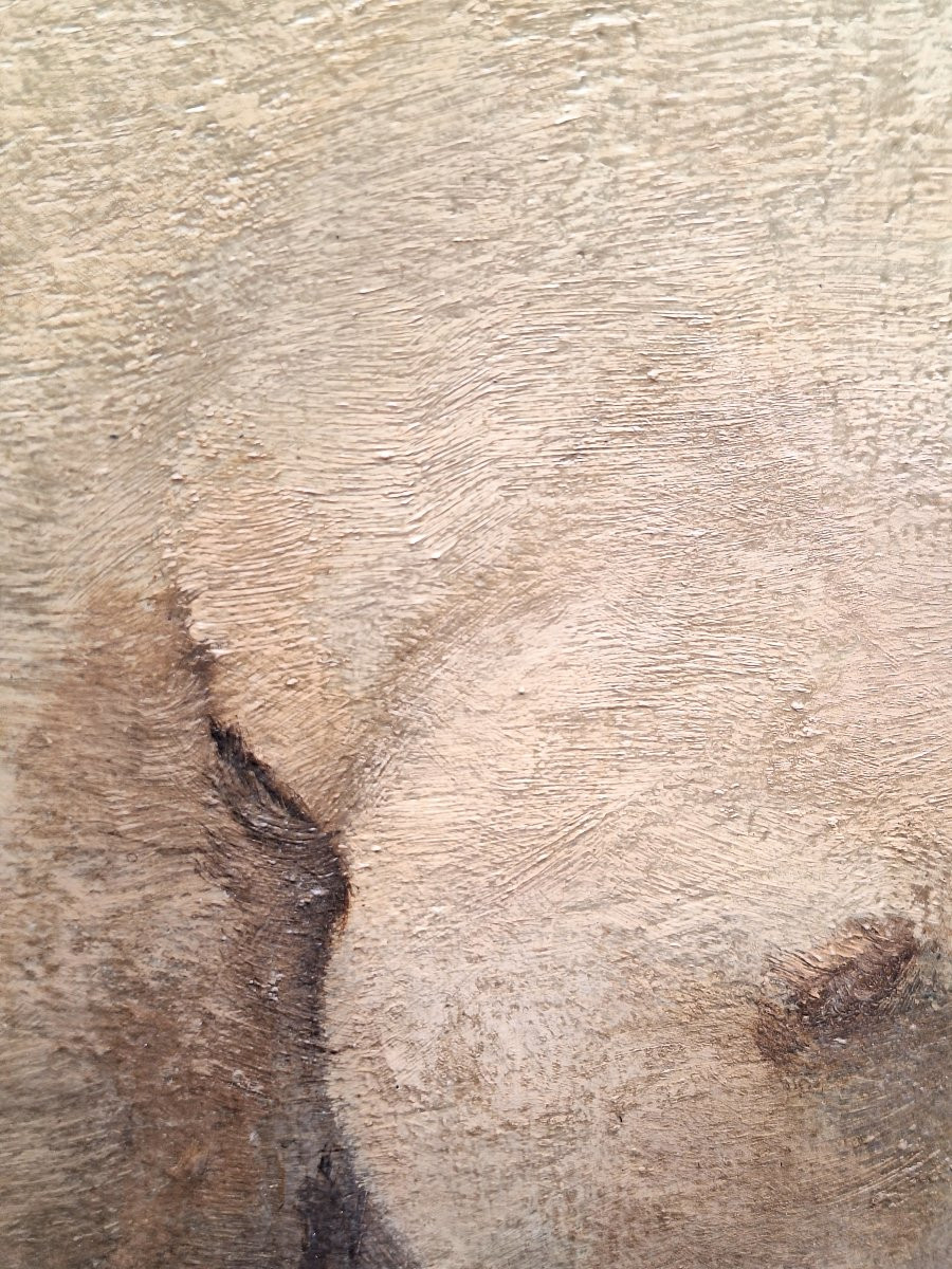 Eve Tempted By The Serpent, Denise Perrie, Oil On Canvas -photo-1