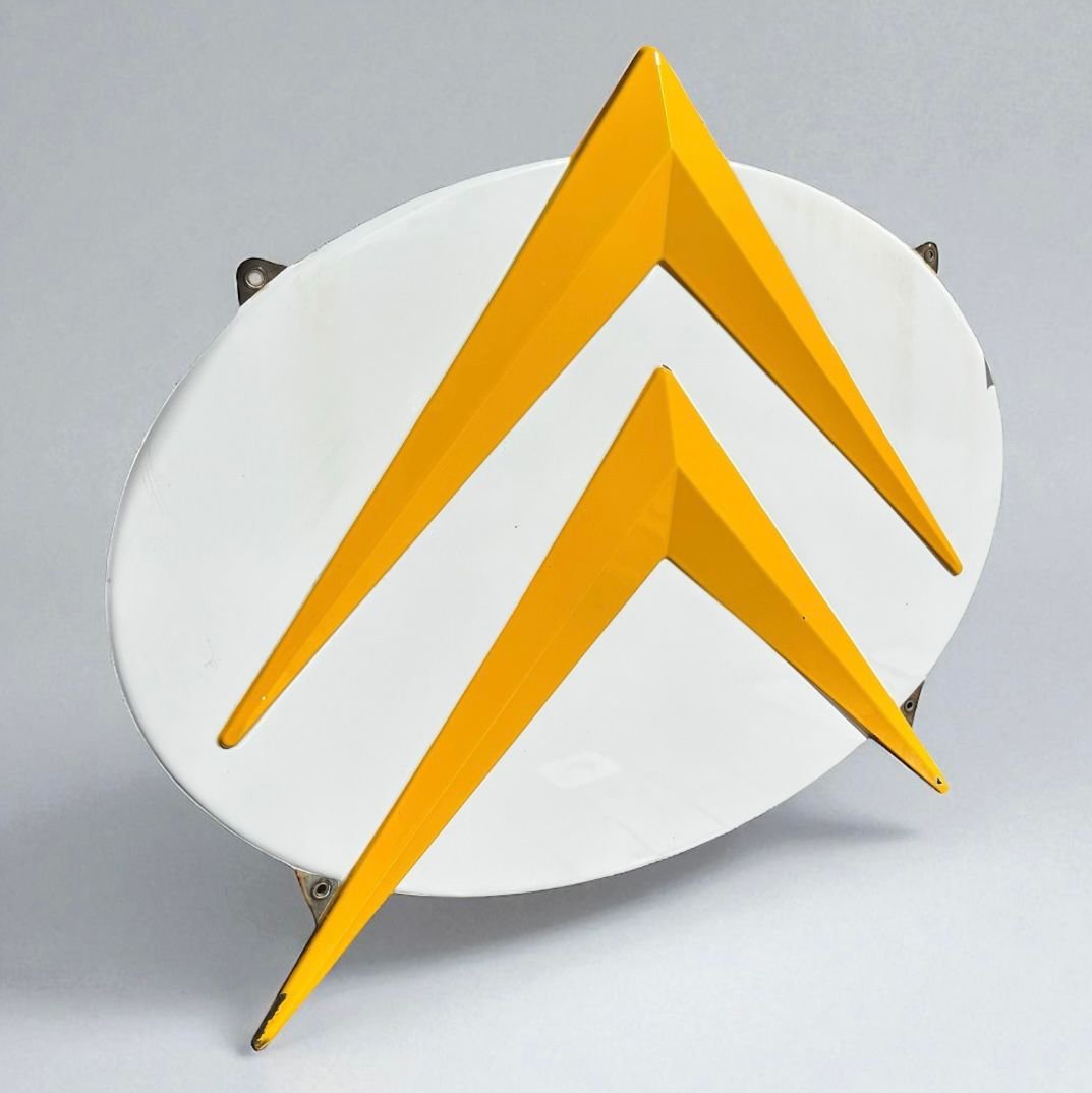 Plaque émaillée Citroën, vitrifier neuhaus, 1960' (4 en stock)-photo-2