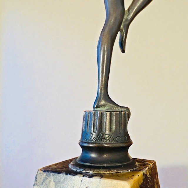 Art Deco Bronze "the Dance" By Serge Zelikson-photo-4