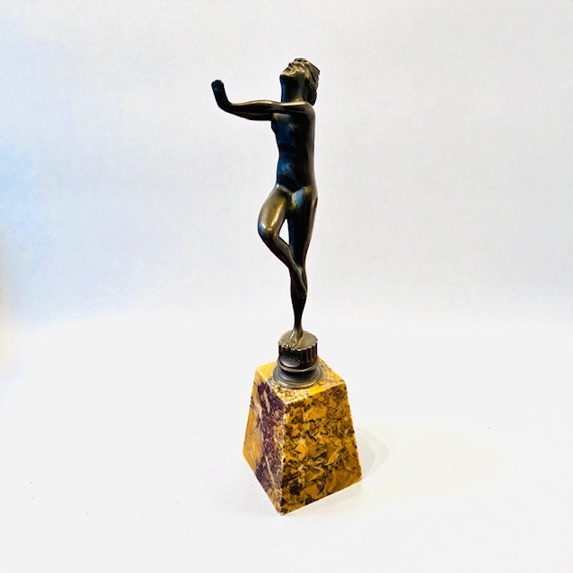 Art Deco Bronze "the Dance" By Serge Zelikson-photo-1