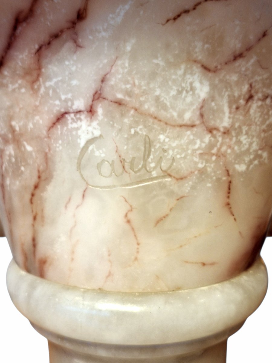 Buste de jeune fille signé Carli-photo-1