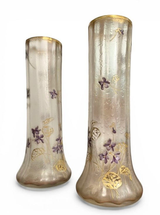 Pair Of Montjoye Vases