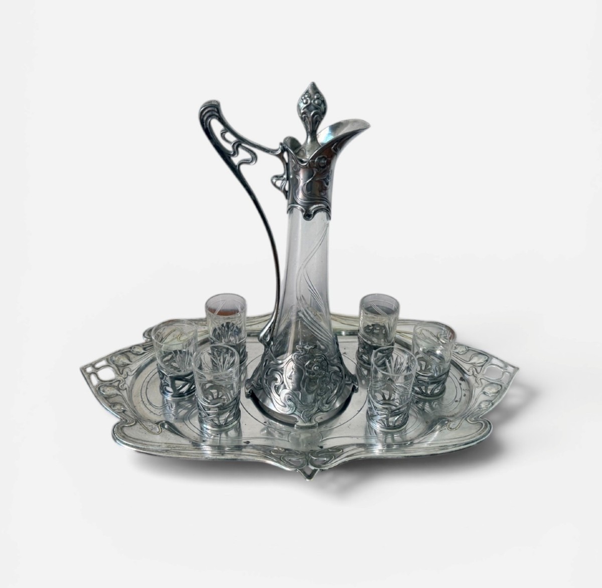 Set Carafe a liqueur WMF