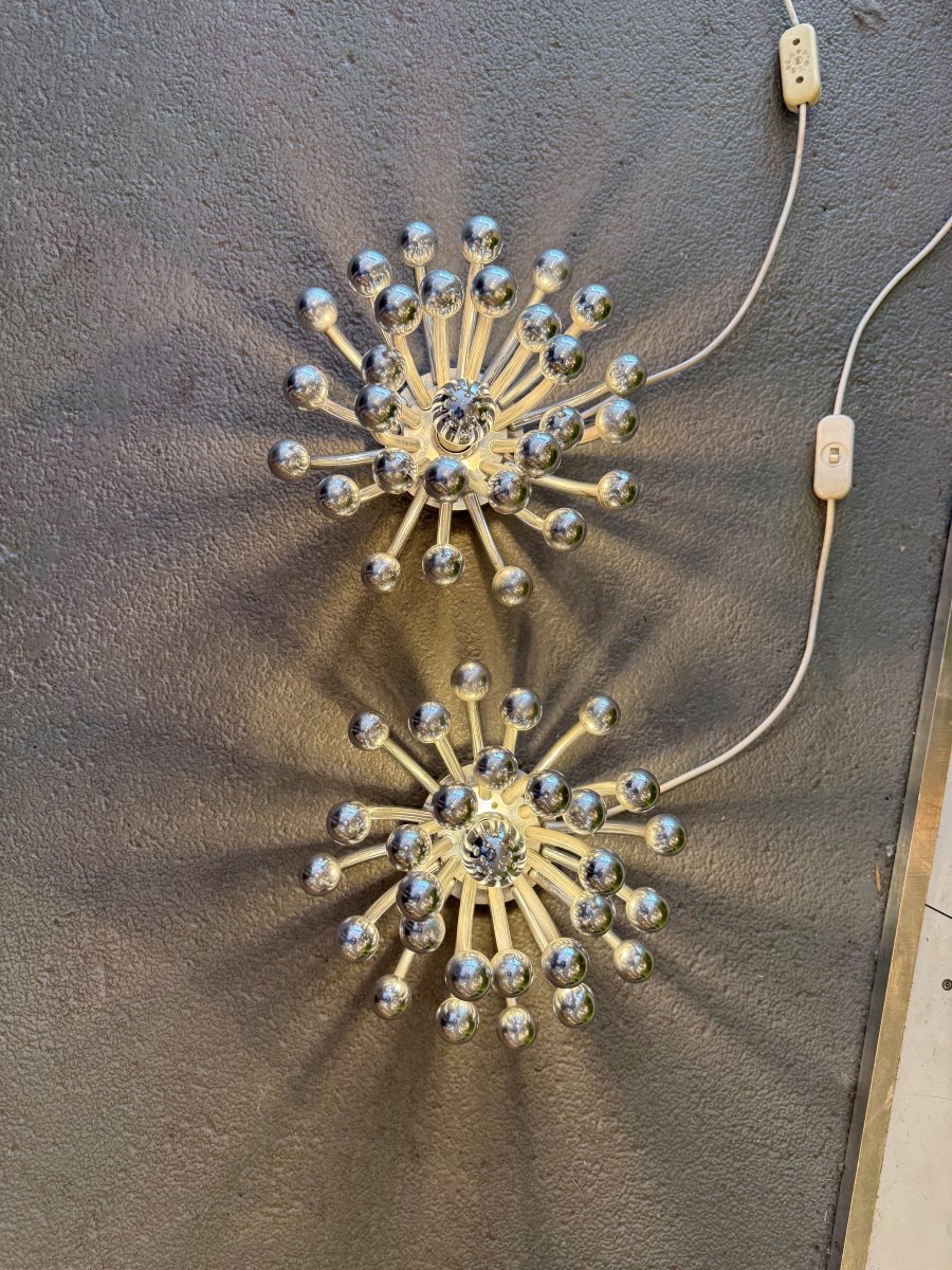 Pair Of Pistillino Wall Sconces By Valenti Luce-photo-2