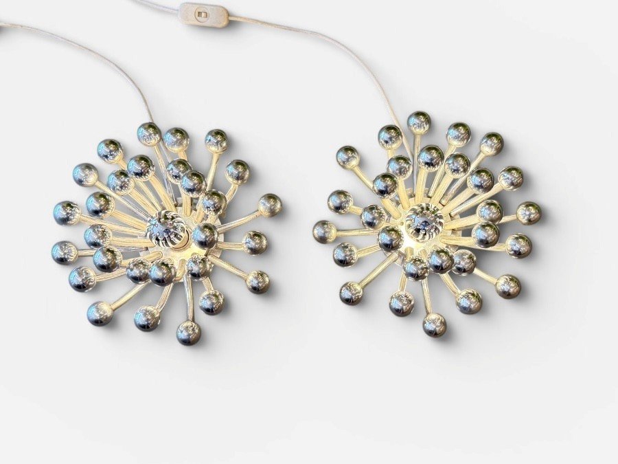 Pair Of Pistillino Wall Sconces By Valenti Luce-photo-3