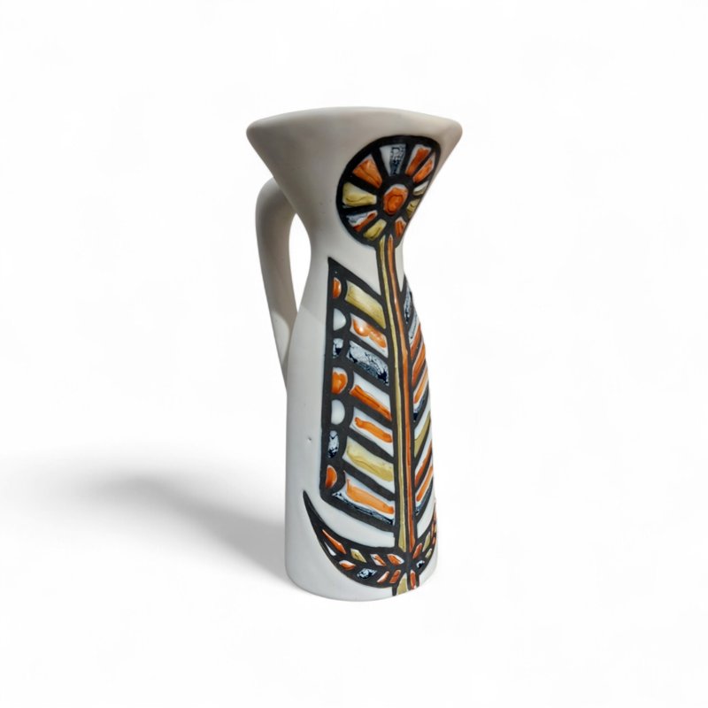 Glazed Ceramic Pitcher By Roger Capron, 1960s-photo-4