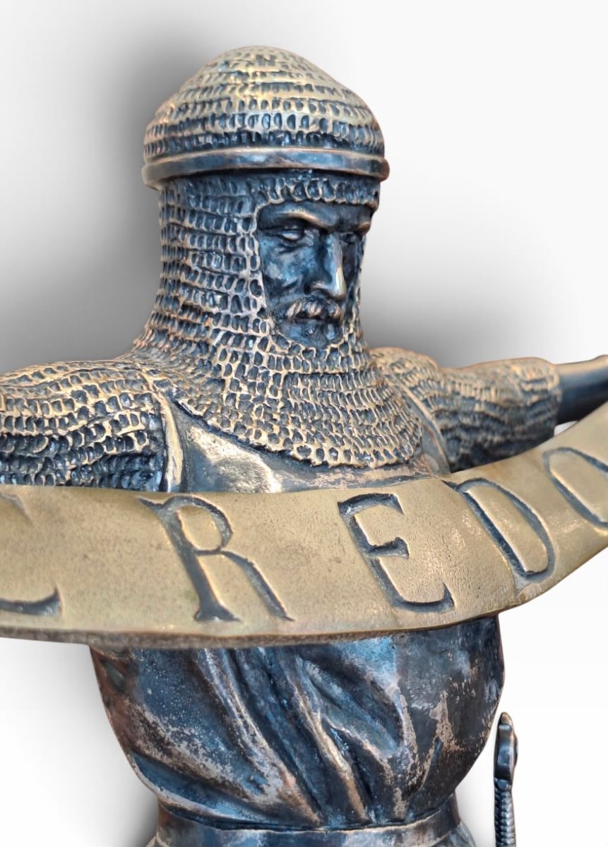 Emmanuel Frémiet "Credo" ou Croisé affichant sa foi-photo-2
