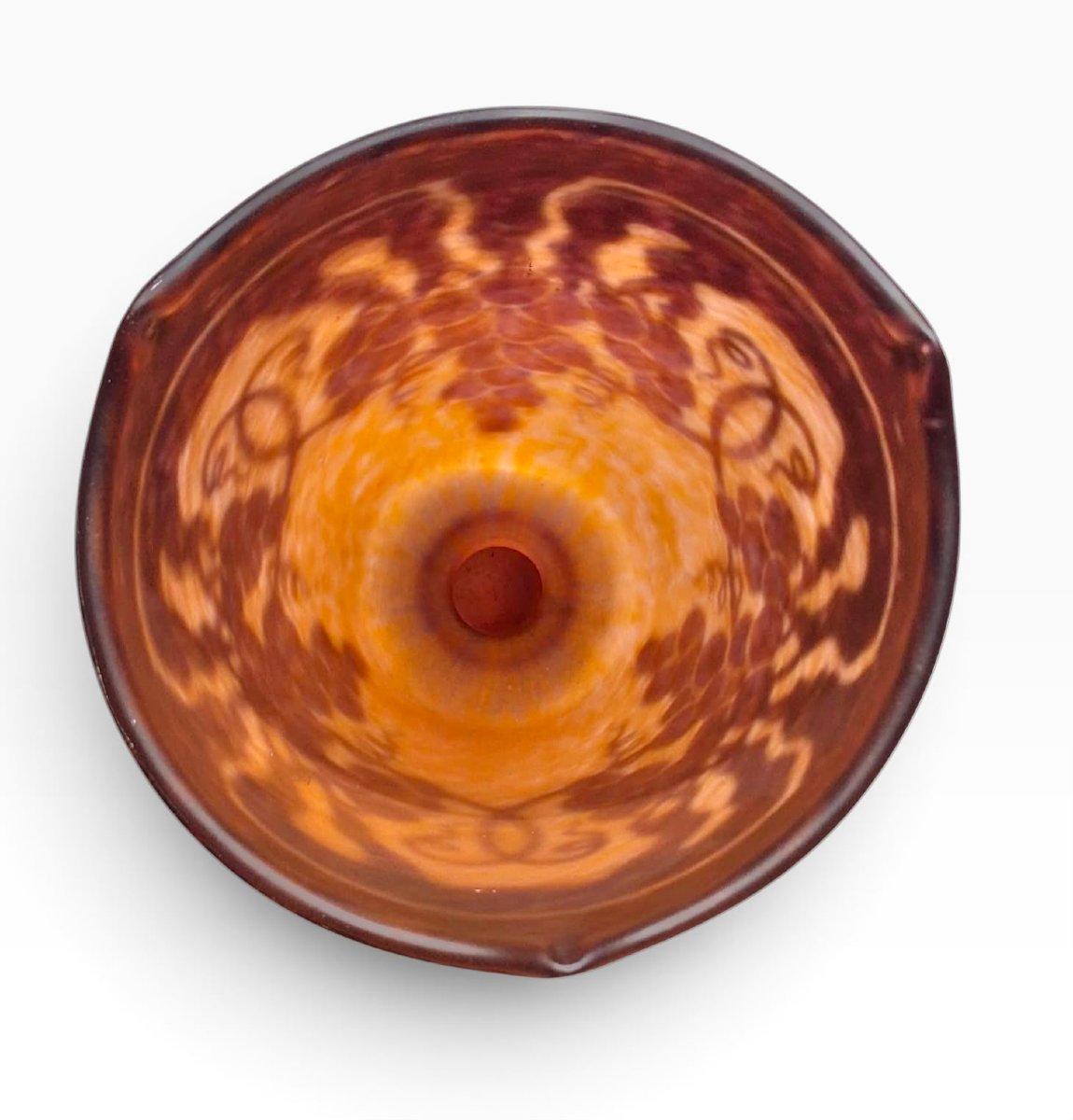French Glass, Schneider/charder, Muscat-patterned Vase-photo-4