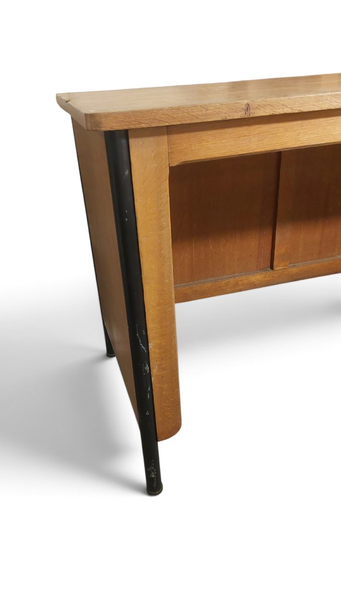 Schoolteacher's Desk By The Ateliers Jean Prouvé-photo-3
