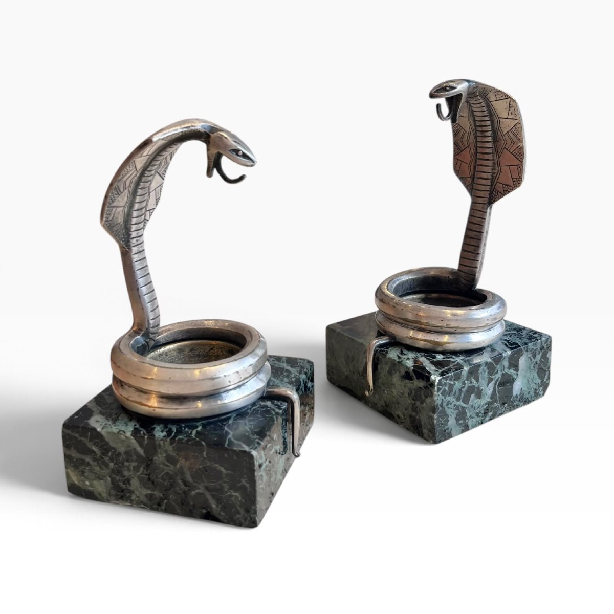 Art Deco Snake-shaped Watch Holder By Rischmann