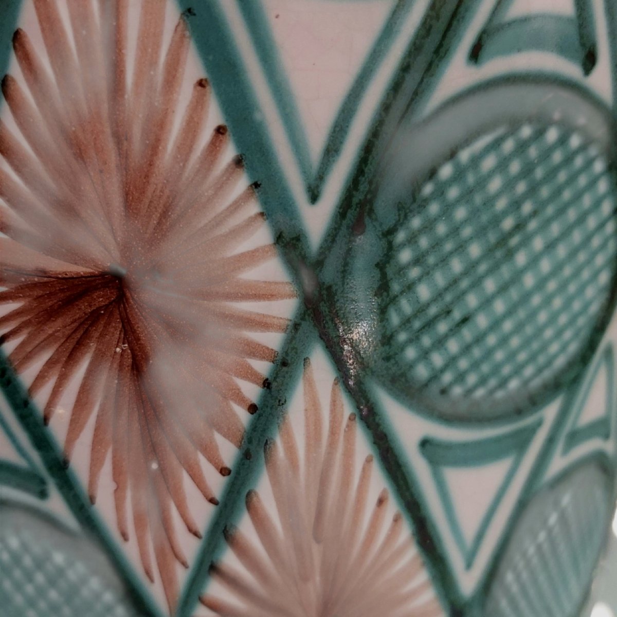 Grand vase terre cuite émaillée signé par Robert Picault Vallauris-photo-1