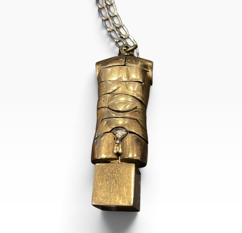 "micro David" Sculpture Pendant By Miguel Berrocal