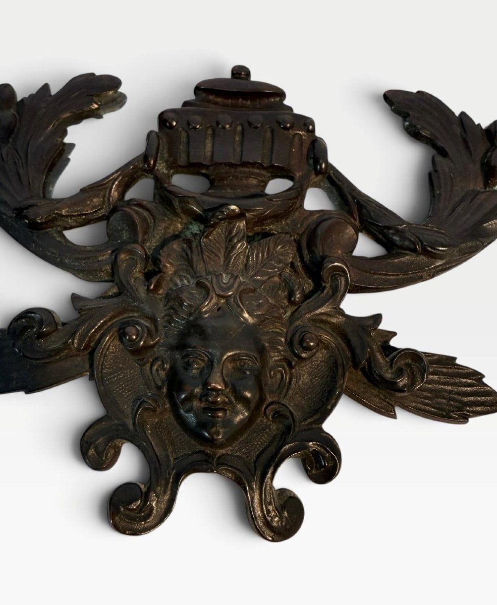 Pair Of Second Empire-era Bronze Mirrors-photo-4