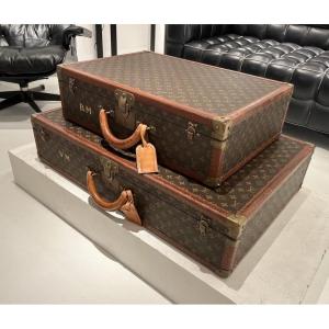 Suite De 2 Valises Louis Vuitton