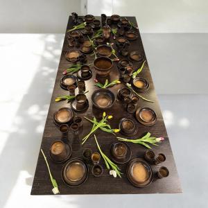 Rare Vallauris Ceramic Dinner Service For 12 People By Jean Marais