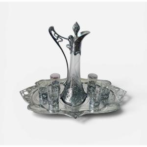 Set Carafe a liqueur WMF