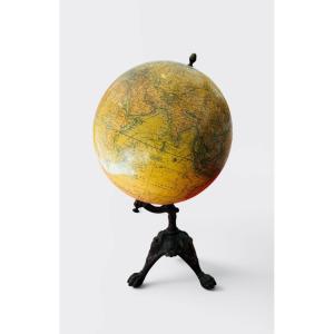 globe terrestre par Lebegue Paris 