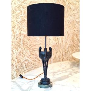 Lampe art déco signée Artus