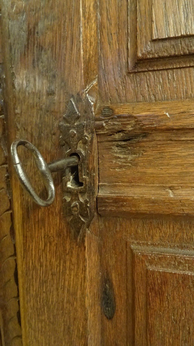 Norman Bonnetière Buffet In Late 16th Century Oak-photo-7