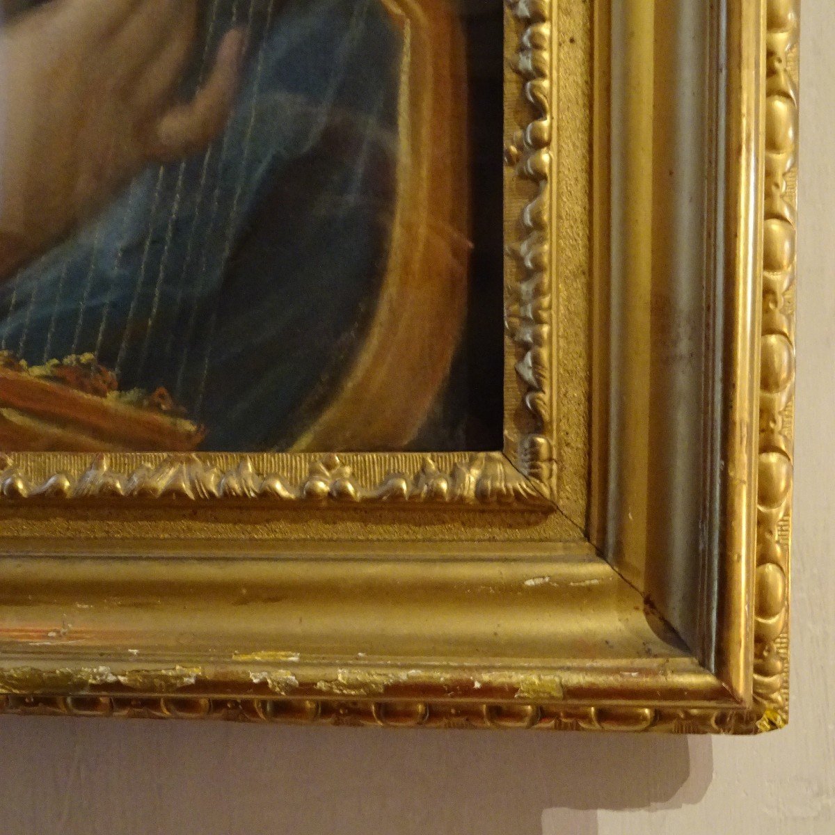 Pastel, 18th Century Portrait Of A Woman Of Quality-photo-4