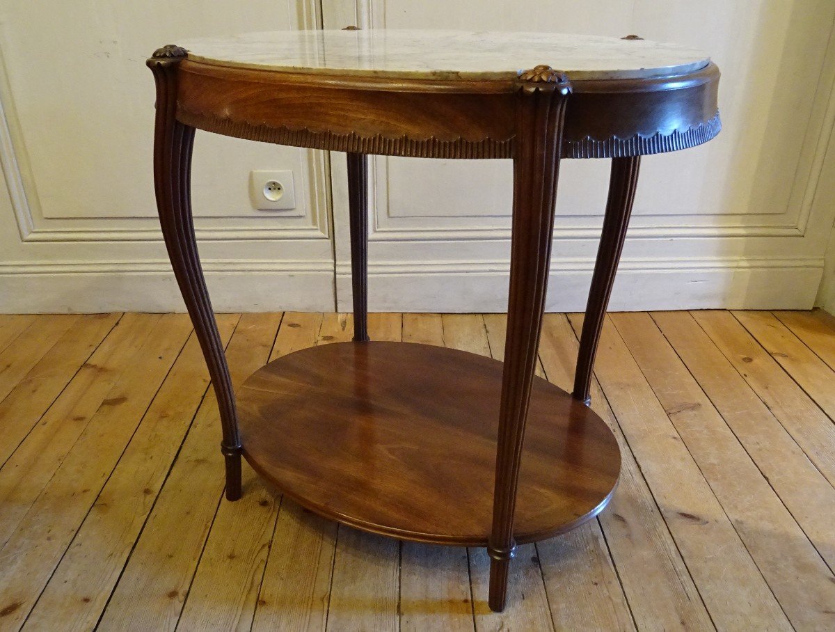 Table de salon en acajou d'époque 1925-photo-3