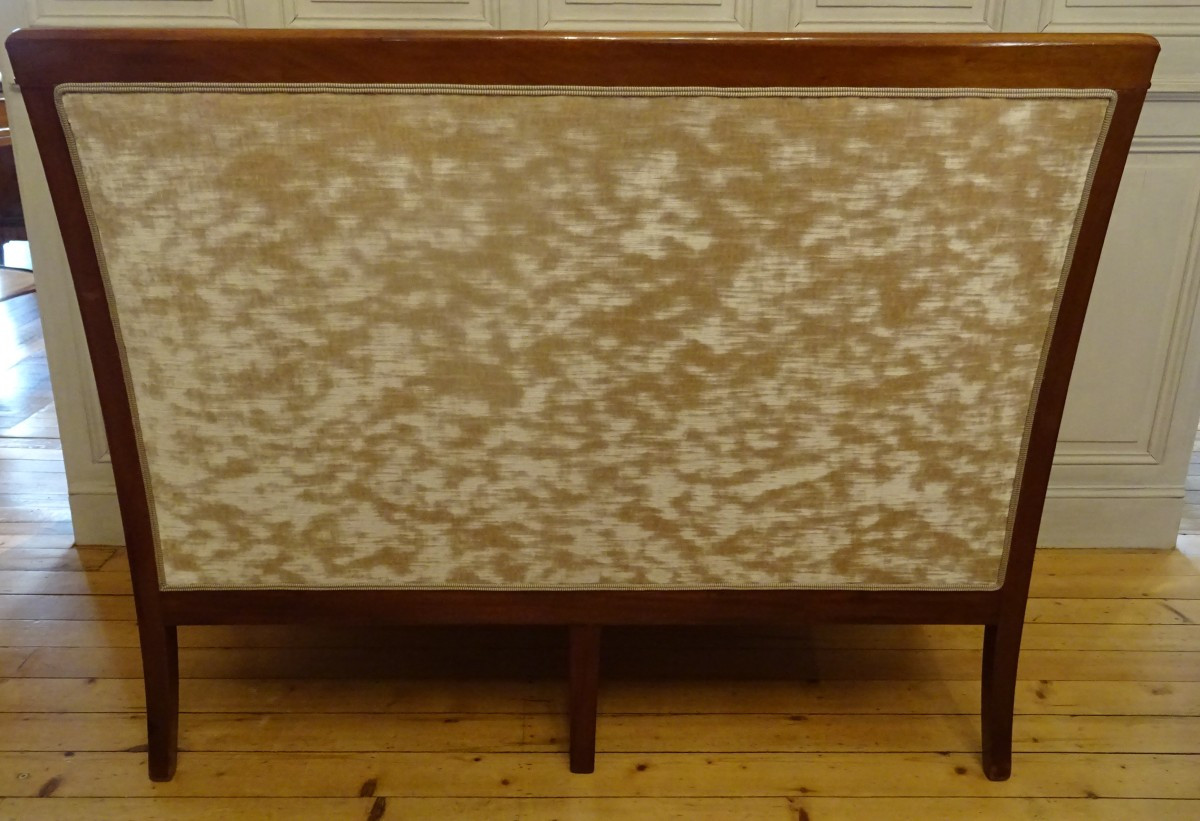 Empire Period Mahogany Sofa Attributed To P. Marcion-photo-7