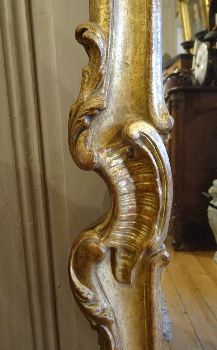 Louis XV Period Giltwood Mirror-photo-4