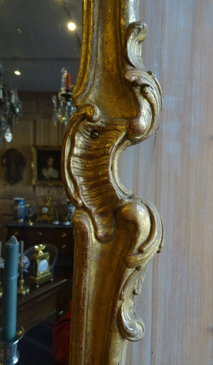 Louis XV Period Giltwood Mirror-photo-4